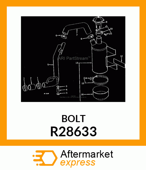 WING SCREW R28633