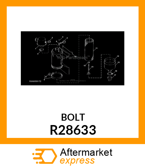 WING SCREW R28633