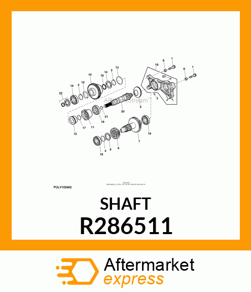 SHAFT, MFWD OUTPUT R286511