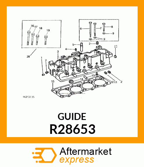 GUIDE, VALVE R28653