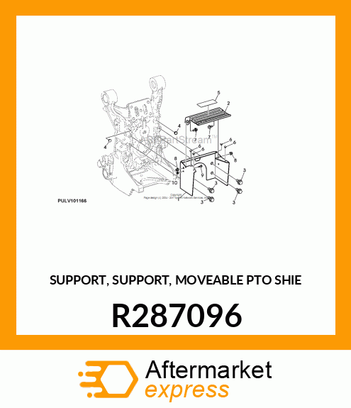 SUPPORT, SUPPORT, MOVEABLE PTO SHIE R287096