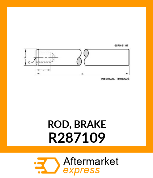 ROD, BRAKE R287109