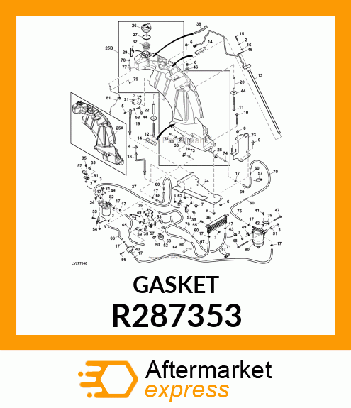 GASKET, GASKET, FUEL SENDER R287353