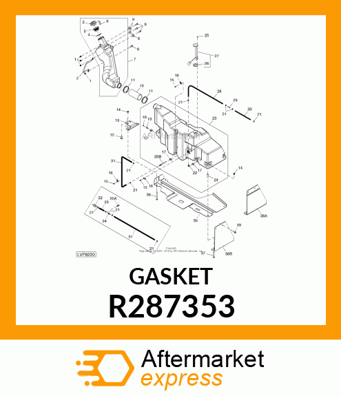 GASKET, GASKET, FUEL SENDER R287353