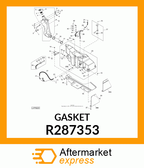 GASKET, GASKET, FUEL SENDER R287353