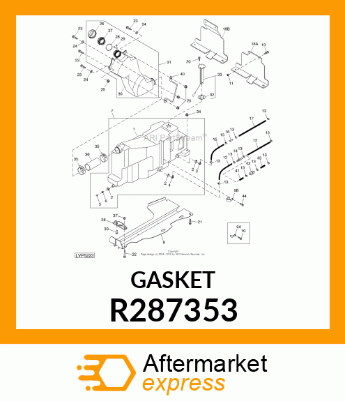 GASKET, GASKET, FUEL SENDER R287353