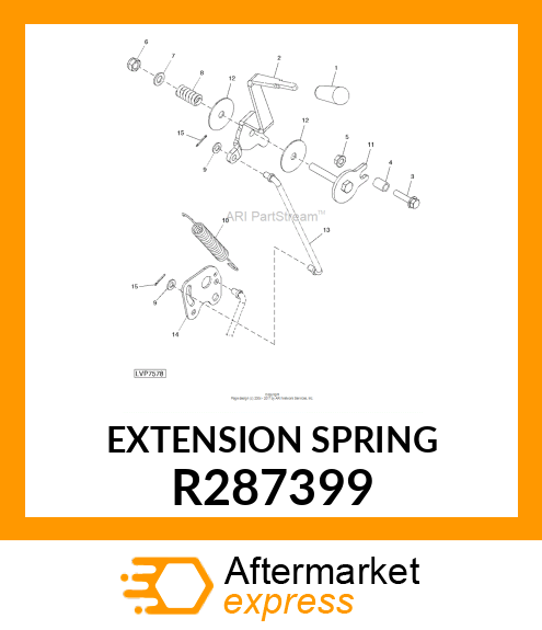 EXTENSION SPRING R287399