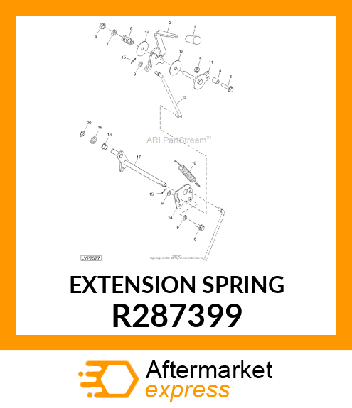 EXTENSION SPRING R287399