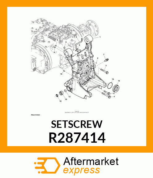 ORIFICE, HEX COUNTERSUNK R287414