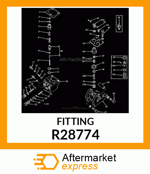 DRAIN PLUG, BRAKE VALVE HOUSING R28774