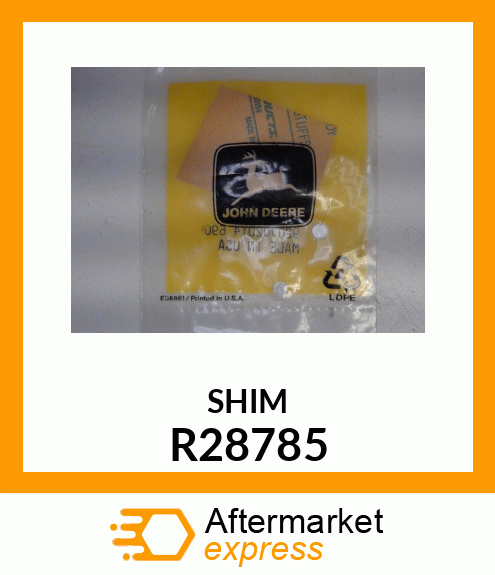 SOLID SHIM, .005 STEEL R28785