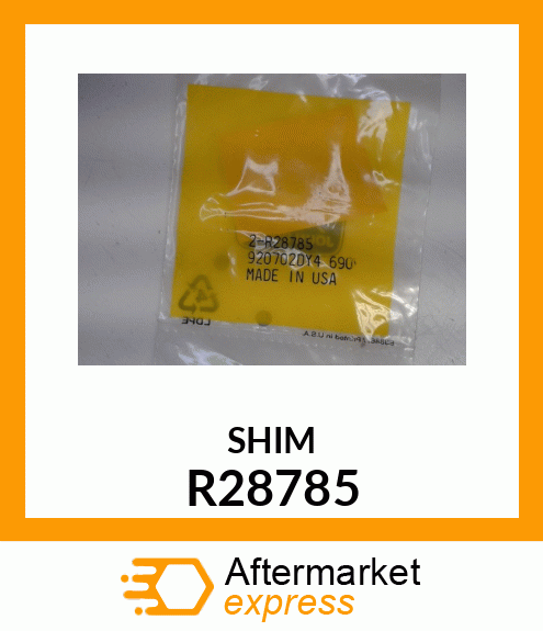 SOLID SHIM, .005 STEEL R28785