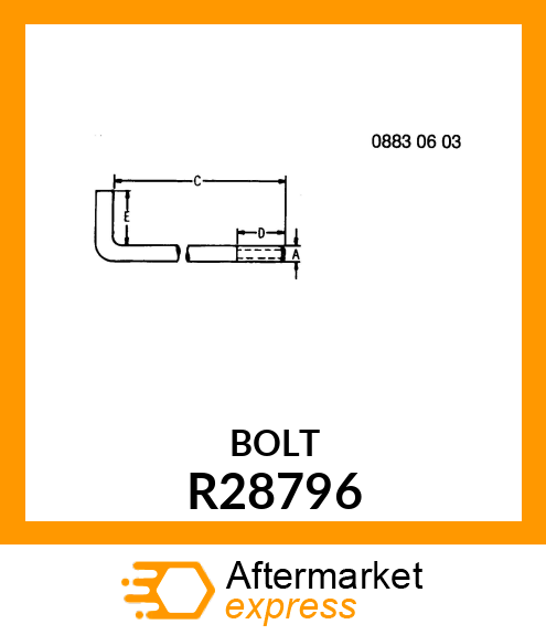 Hook Bolt R28796