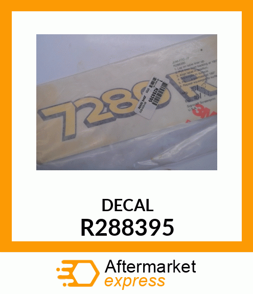 LABEL, 7280R RH R288395