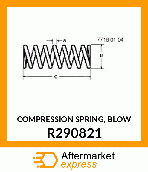 COMPRESSION SPRING, BLOW R290821