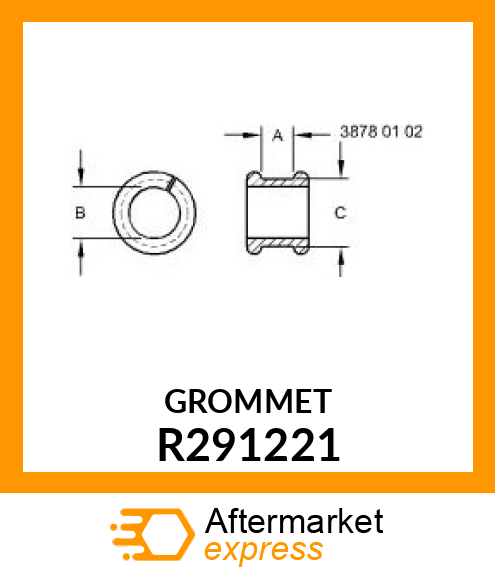 GROMMET, DRAIN LINE R291221
