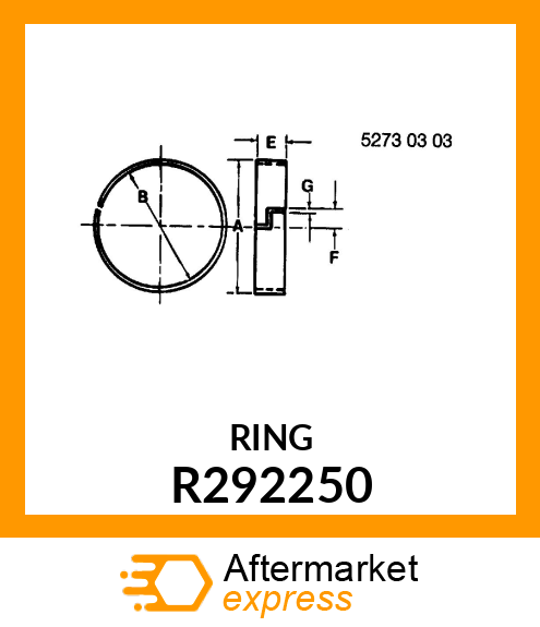 SEALING RING R292250