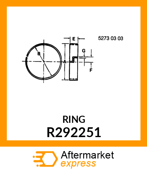 SEALING RING R292251