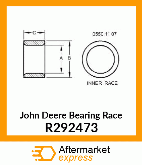 BEARING RACE, NU2214E TVP2 ENHANCED R292473