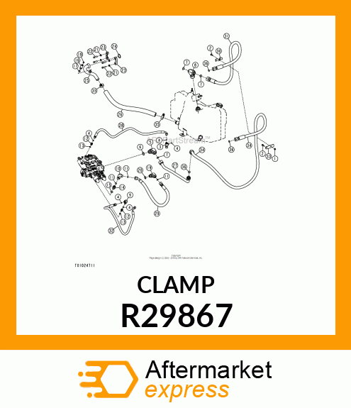 FITTING,FLANGE SPLIT CLAMP HALF SPL R29867