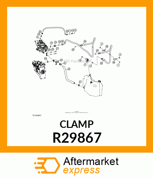 FITTING,FLANGE SPLIT CLAMP HALF SPL R29867