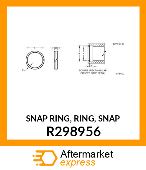 SNAP RING, RING, SNAP R298956