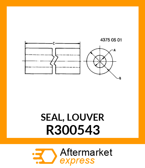 SEAL, LOUVER R300543