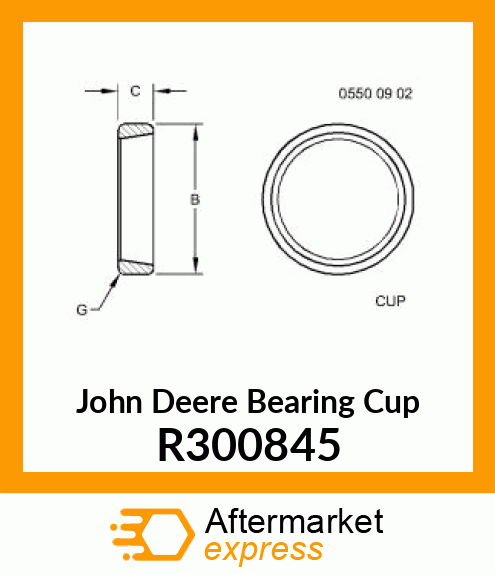 BEARING CUP, SPECIAL R300845