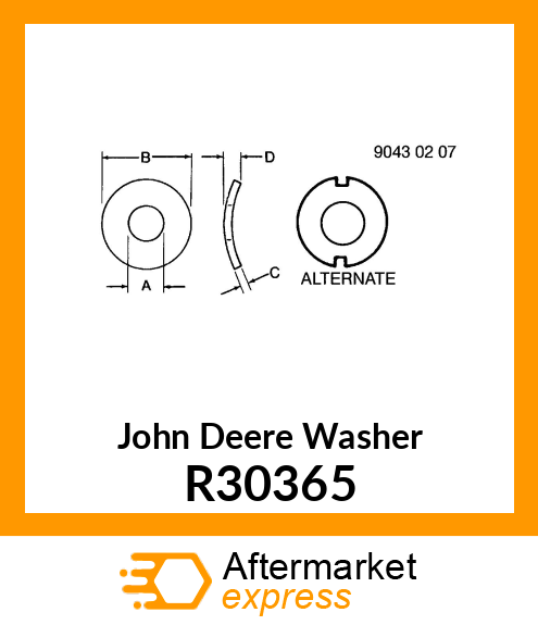 WASHER,SPRING R30365