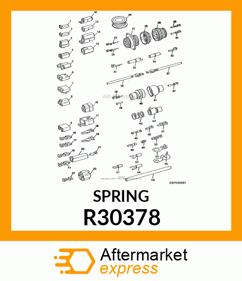 SPRING,INDICATOR LAMP R30378