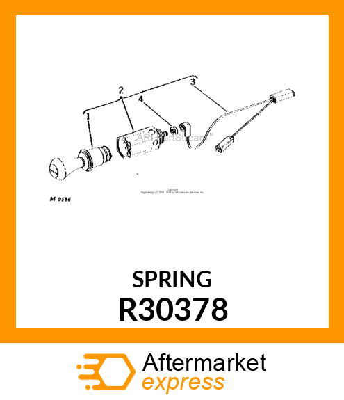 SPRING,INDICATOR LAMP R30378