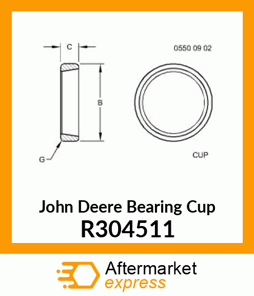 BEARING CUP R304511