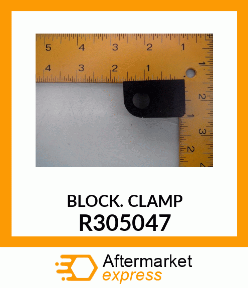 BLOCK CLAMP, BLOCK CLAMP, RUBBER BO R305047