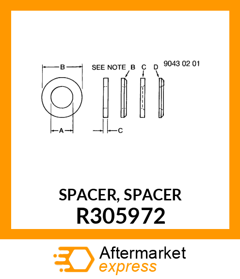 SPACER, SPACER R305972