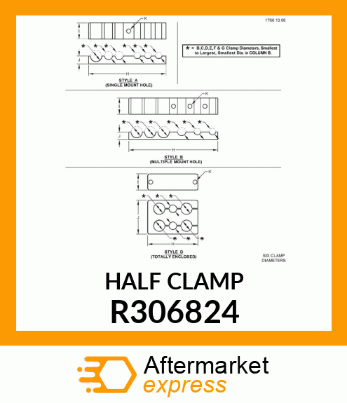 HALF CLAMP R306824