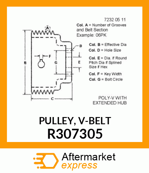 PULLEY, V R307305