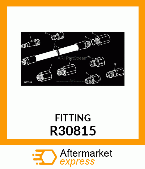 CONNECTOR,UNION R30815