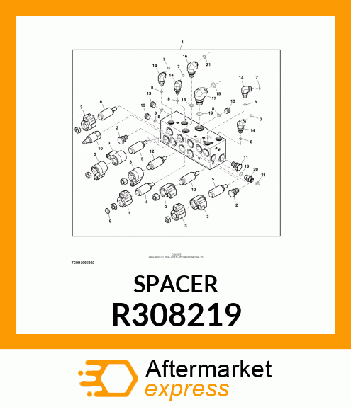 ORIFICE, ORFICE DISC 3 FOR ARGOS IL R308219