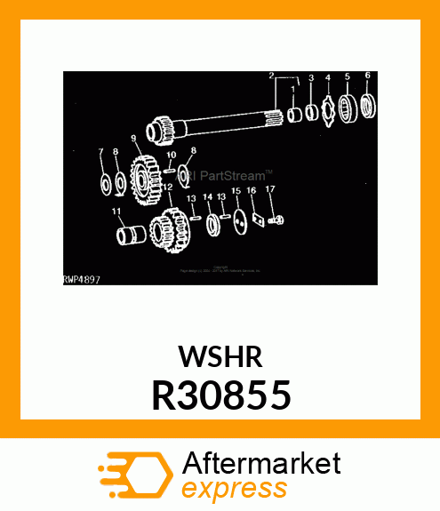 WASHER,THRUST R30855