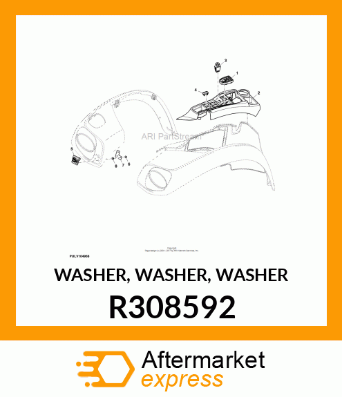 WASHER, WASHER, WASHER R308592