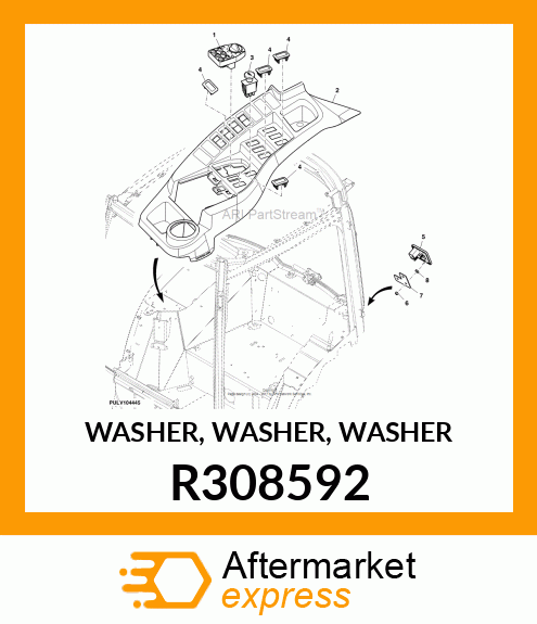 WASHER, WASHER, WASHER R308592