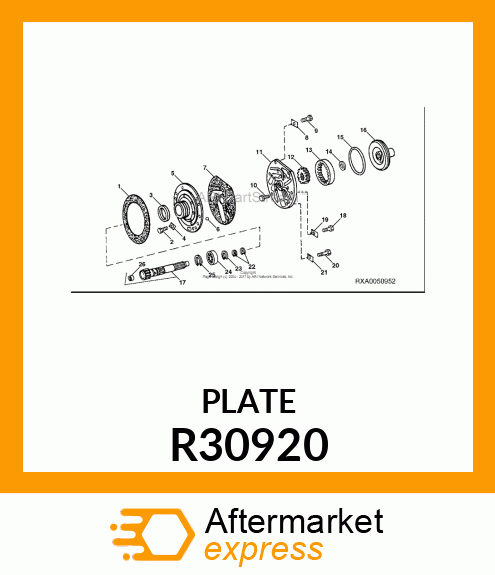 PLATE,LOCK R30920