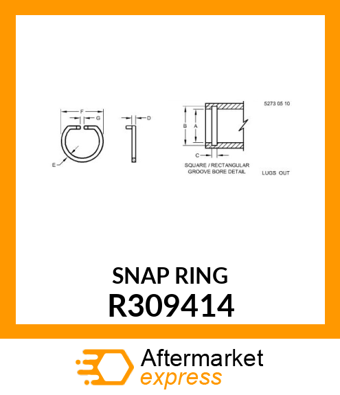 SNAP RING R309414