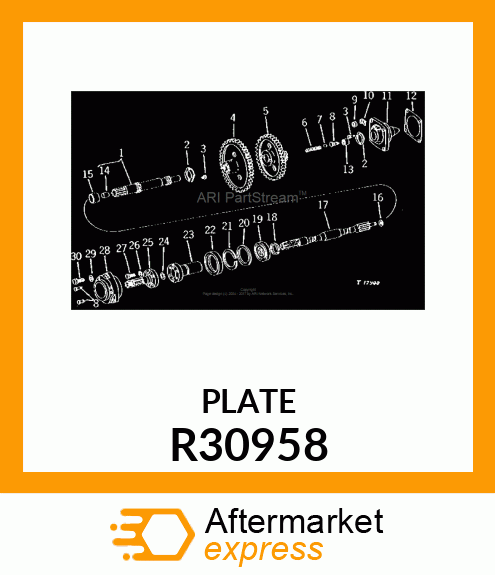 PLATE,LOCK R30958