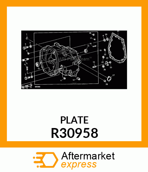 PLATE,LOCK R30958