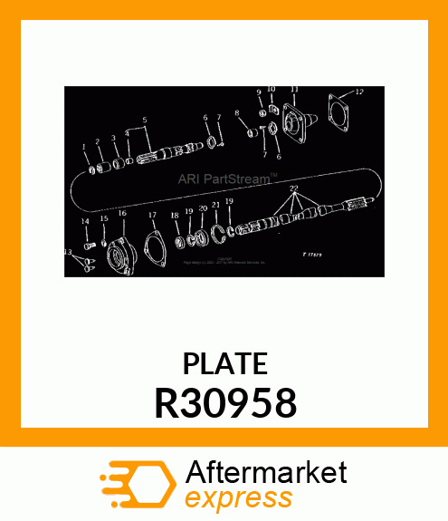 PLATE,LOCK R30958