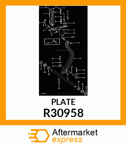 PLATE,LOCK R30958