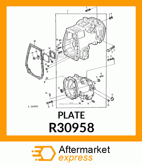 PLATE,LOCK R30958