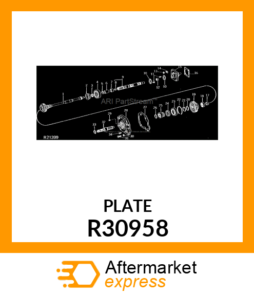 PLATE,LOCK R30958