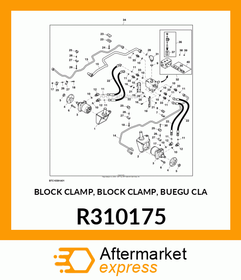 BLOCK CLAMP, BLOCK CLAMP, BUEGU CLA R310175